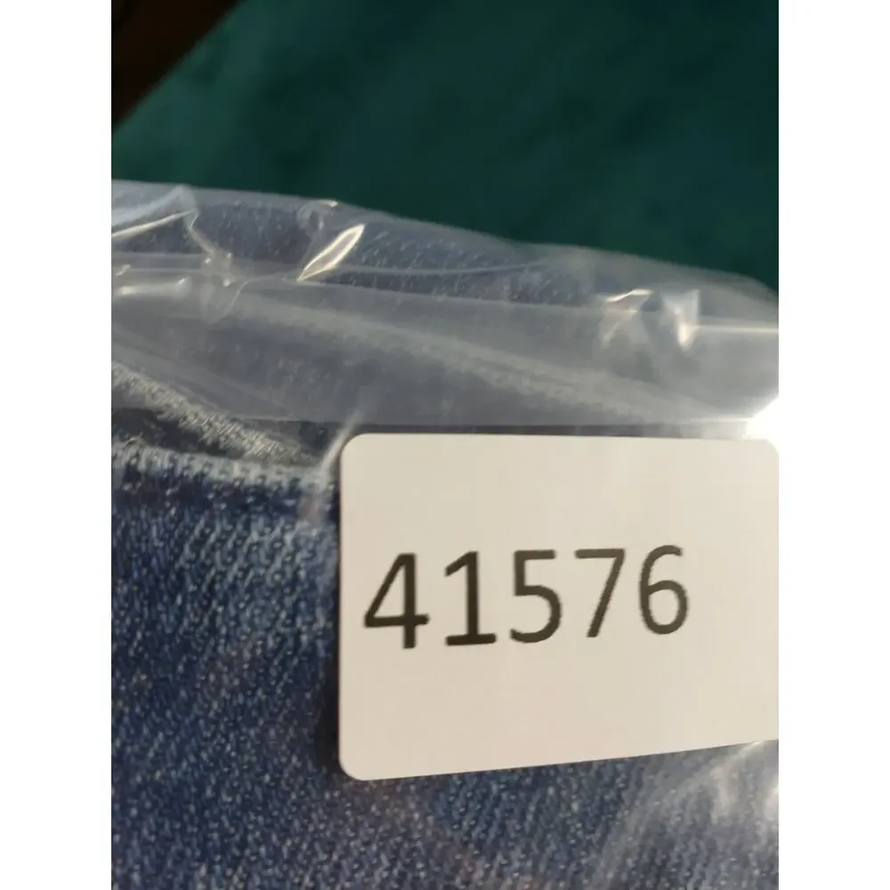 Ann Taylor Jeans Size 12 Women Blue Pants Denim Stretch Mid Rise Straight Ankle